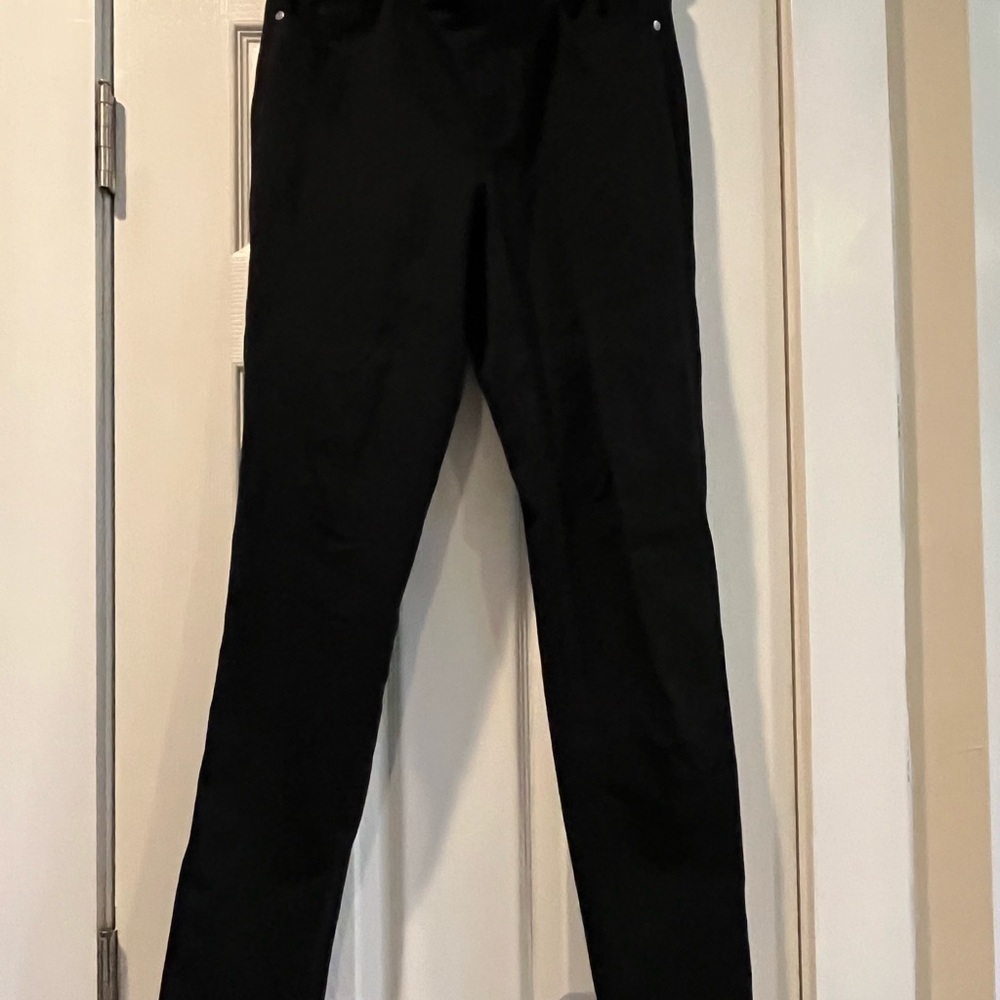 Black stretch pants size 10